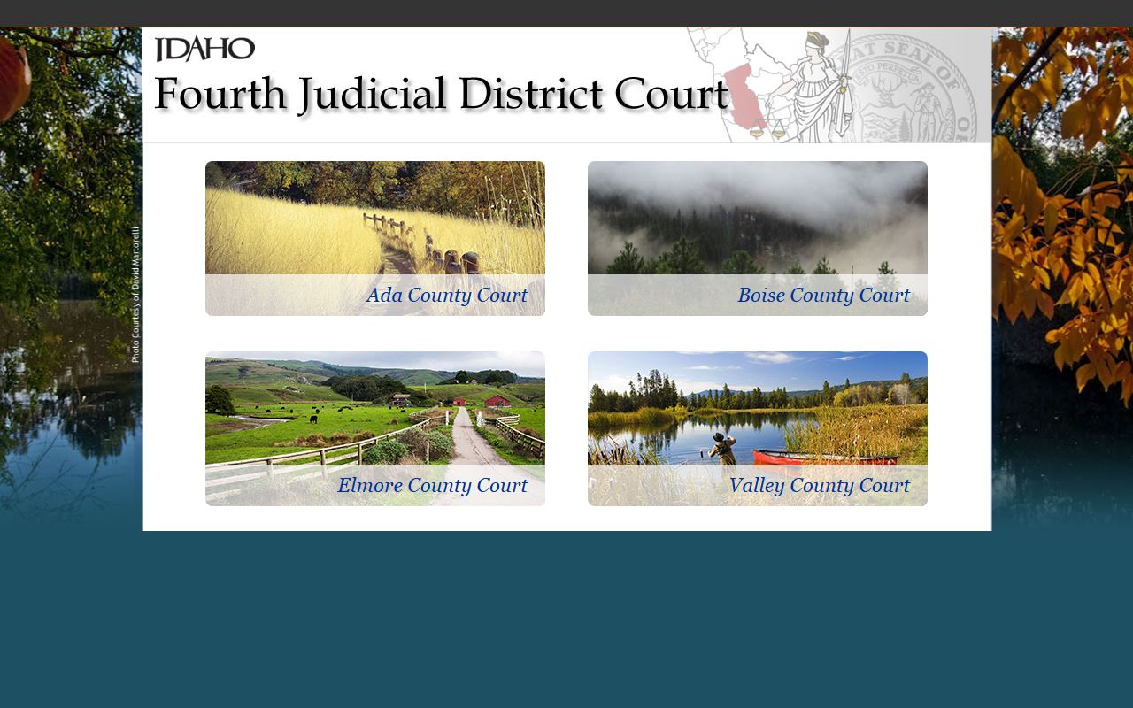 Boise County Court records in the Fourth Judicial District